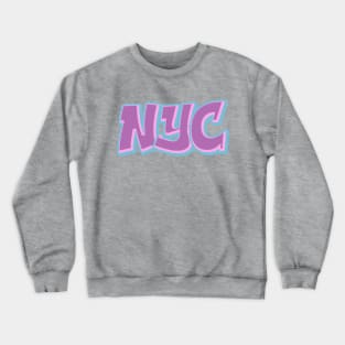 NYC (Pink/Ultra Blue) Crewneck Sweatshirt